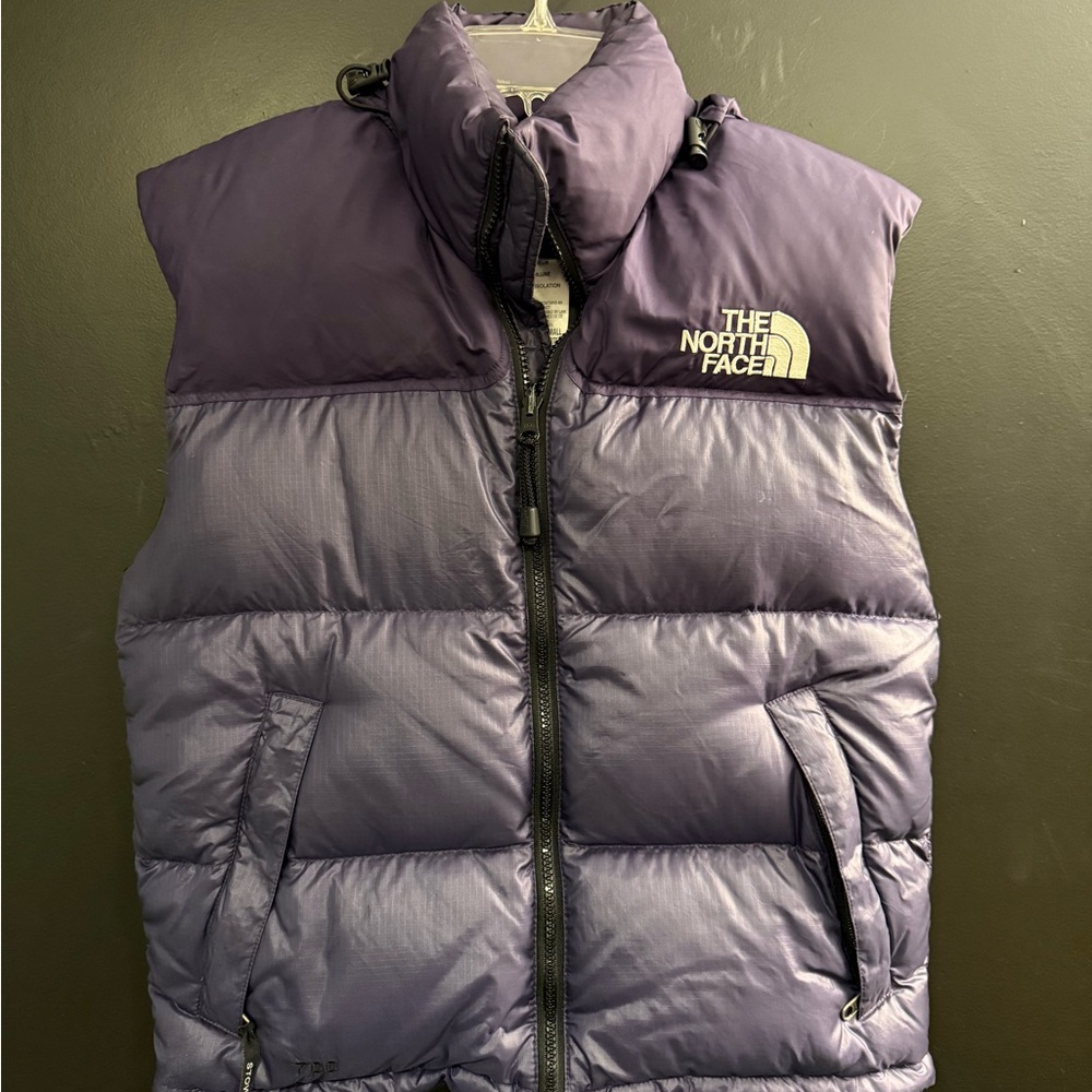 The North Face Dark Purple Puffer Vest